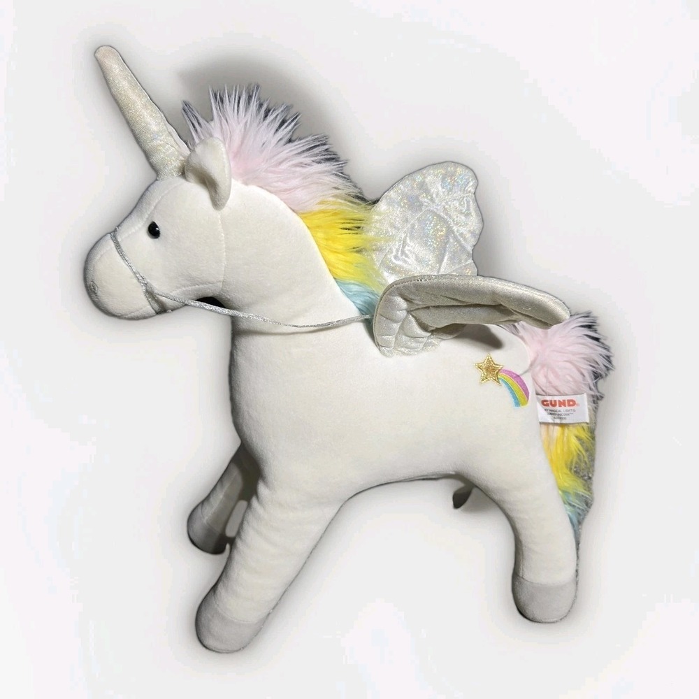GUND My Magical Light & Sound Unicorn Plush 18" Large Stuffed Animal WORKS